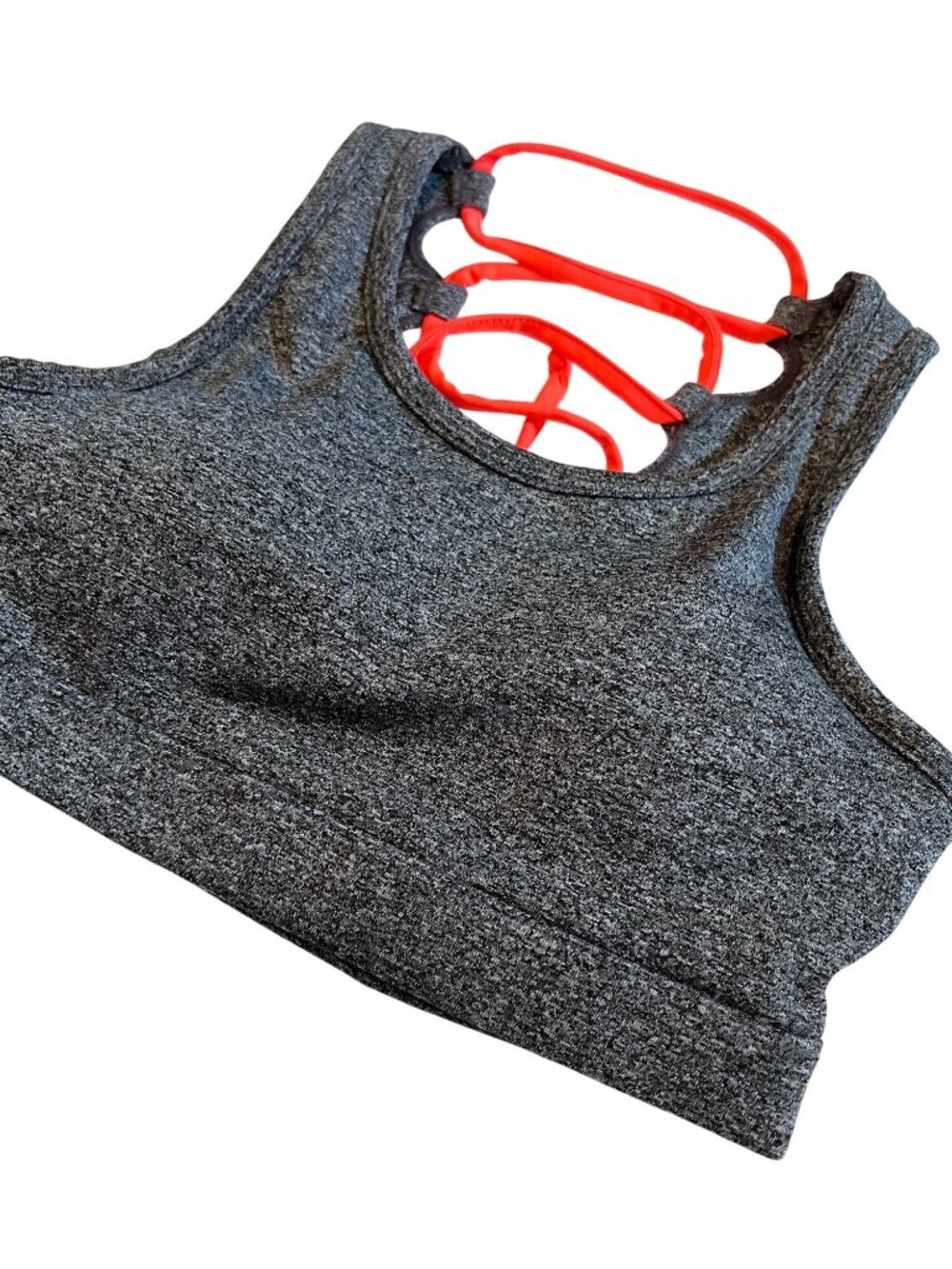C&C California Performance Women's Heather Gray Sports Bra SZ XS‎ NWT